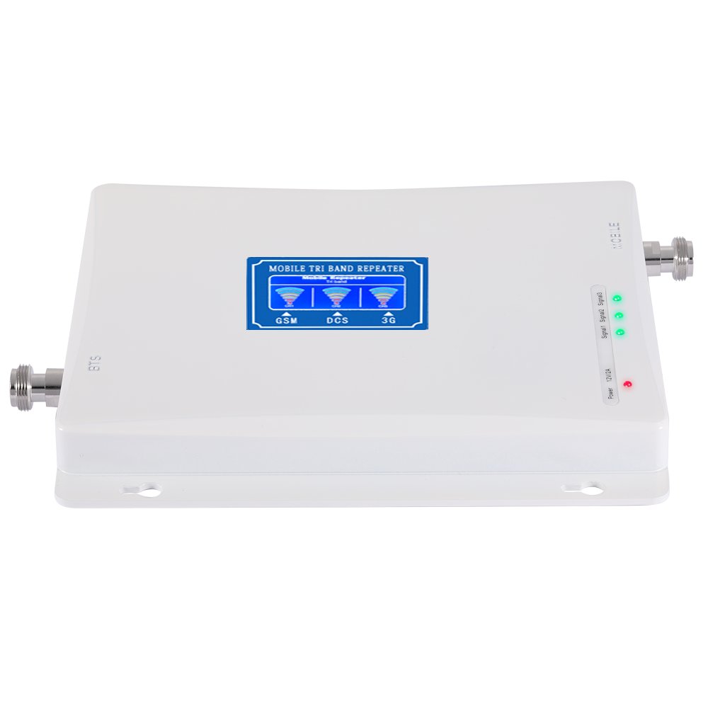 2 3 4G mobile network booster GSM 900 1800 2100 MHz 3-band mobile phone signal repeater/amplifiers